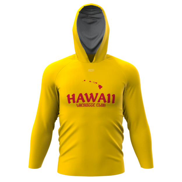 Picture of Long Sleeve Hooded Sun Shirt-HAWAII LACROSSE STORE