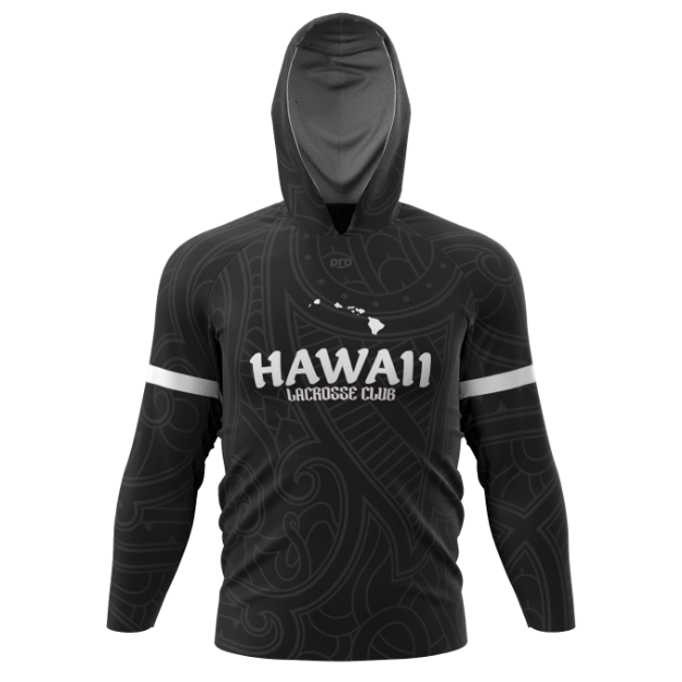 Picture of Long Sleeve Hooded Sun Shirt-HAWAII LACROSSE STORE