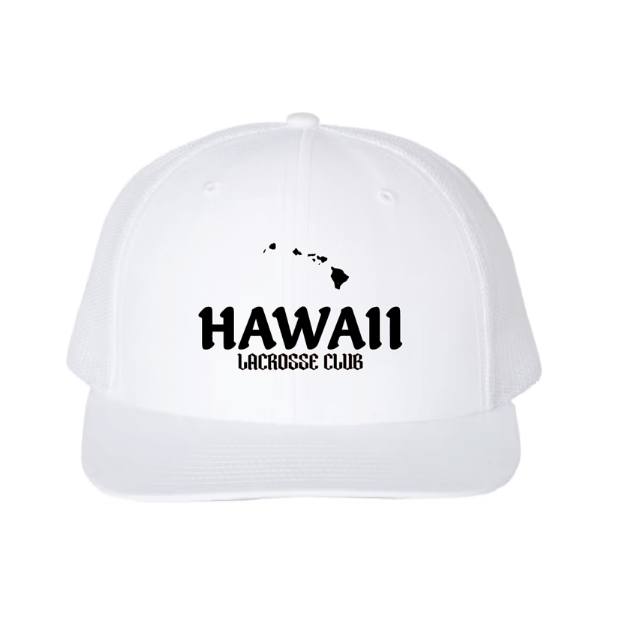 Picture of DTF-Mesh Snapback Hat - (White/White)-Hawaii LC