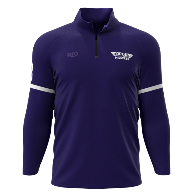 Picture of Quarter Zip Jacket-Top Gun Midwest