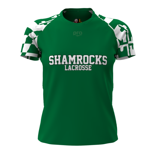 Picture of Women Custom Performance Shirt-SHAMROCKS