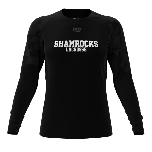 Picture of Women Long Sleeve Performance Shirt-SHAMROCKS