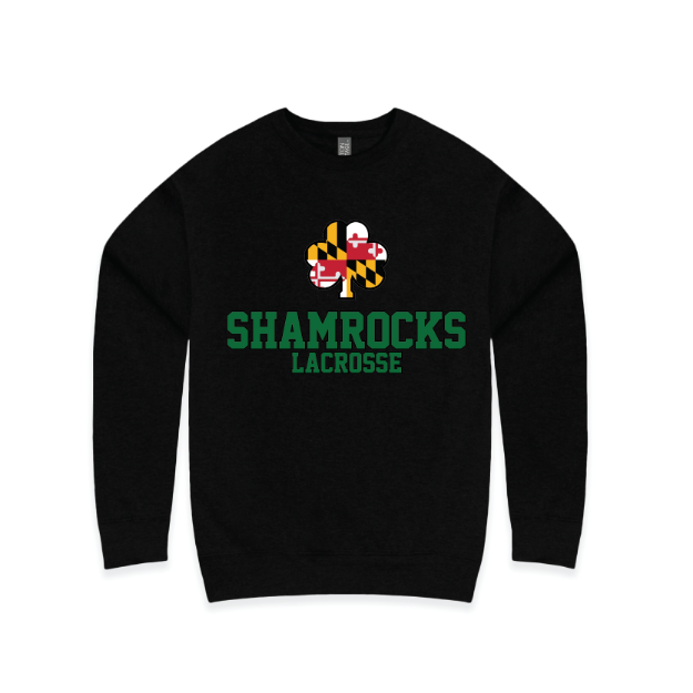 Picture of Crew Neck (Black)-SHAMROCKS