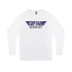 Picture of Long Sleeve Tshirt (White)-Top Gun Midwest