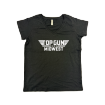 Picture of Women Vneck Tshirt (Black)-Top Gun Midwest