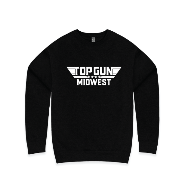 Picture of Crew Neck (Black)-Top Gun Midwest
