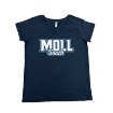 Picture of Women Vneck Tshirt (Navy)-MDLL South