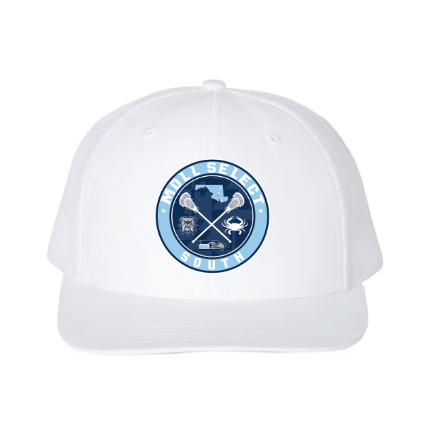 Picture of DTF-Mesh Snapback Hat - (White/White)-MDLL South