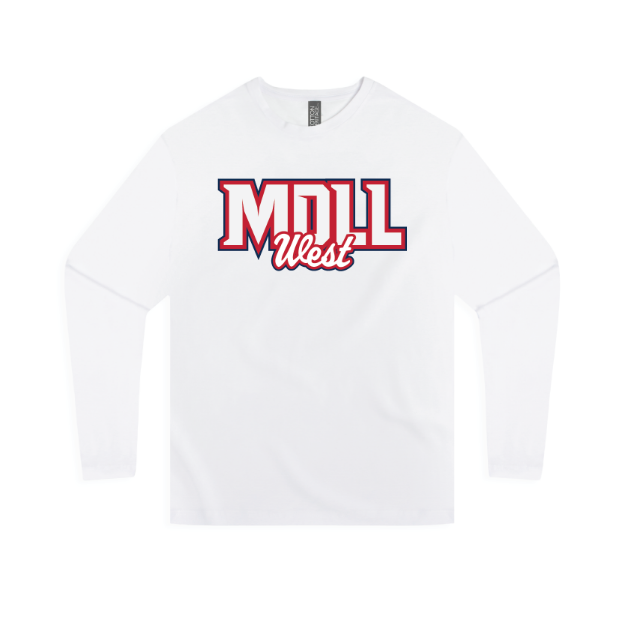 Picture of Long Sleeve Tshirt (White)-MDLL West