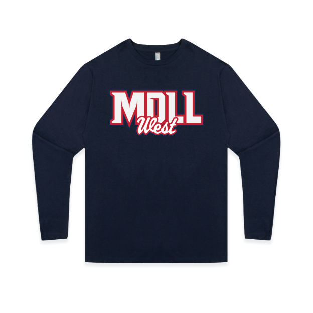 Picture of Long Sleeve Tshirt (Navy)-MDLL West