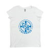Picture of Women Vneck Tshirt (White)-GSB Store