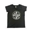 Picture of Women Vneck Tshirt (Black)-GSB Store