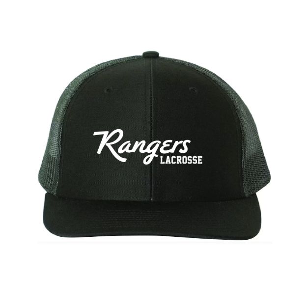 Picture of DTF-Mesh Snapback Hat - (Black/Black)-VISTA RIDGE RANGERS