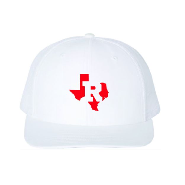 Picture of DTF-Mesh Snapback Hat - (White/White)-VISTA RIDGE RANGERS