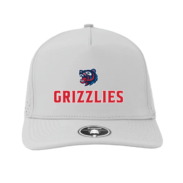 Picture of Blackhawk Hat (White)-GRIZZLIES LACROSSE STORE
