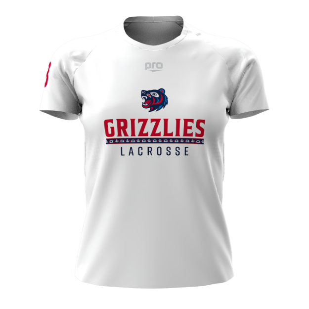 Picture of Women Custom Performance Shirt-GRIZZLIES LACROSSE STORE