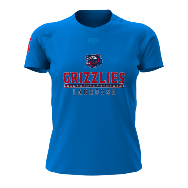 Picture of Women Custom Performance Shirt-GRIZZLIES LACROSSE STORE
