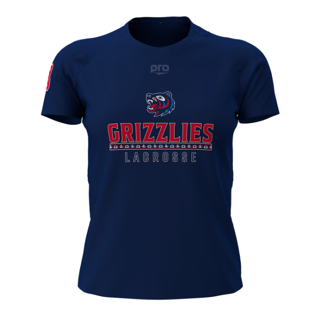 Picture of Women Custom Performance Shirt-GRIZZLIES LACROSSE STORE