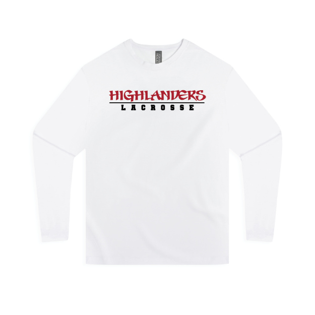 Picture of Long Sleeve Tshirt (White)-Highlanders