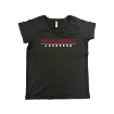 Picture of Women Vneck Tshirt (Black)-Highlanders