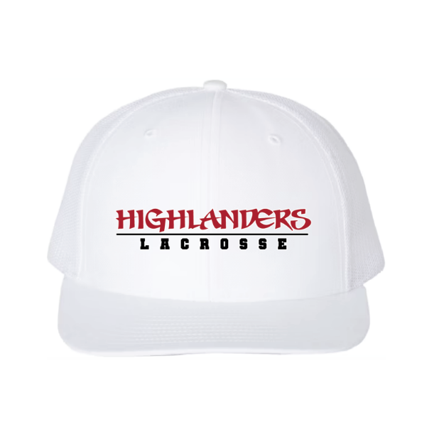 Picture of DTF-Mesh Snapback Hat - (White/White)-Highlanders