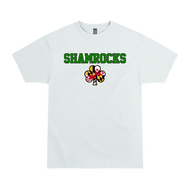 Picture of Short Sleeve Tshirt (White)-SHAMROCKS