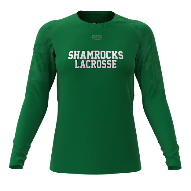 Picture of Women Long Sleeve Performance Shirt-SHAMROCKS