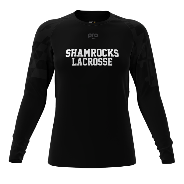 Picture of Women Long Sleeve Performance Shirt-SHAMROCKS