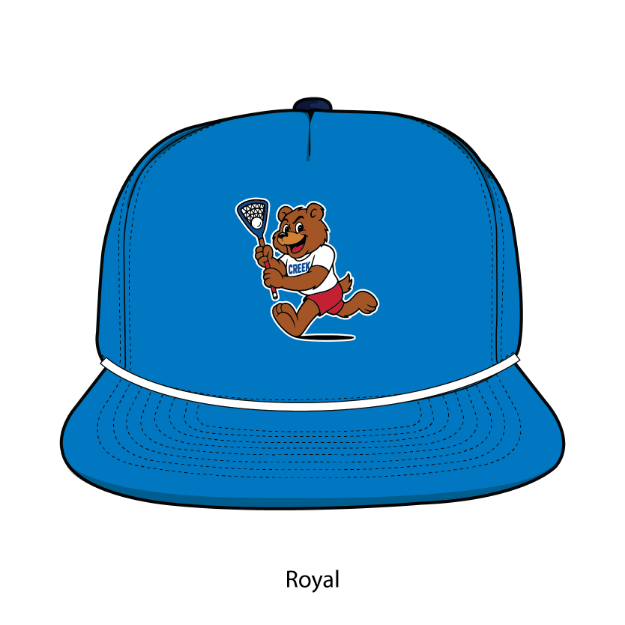 Picture of DTF-Rope Hat - (Royal/White Rope)-Cherry Creek Lacrosse