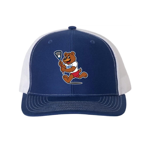 Picture of DTF-Mesh Snapback Hat - (Royal/White)-Cherry Creek Lacrosse