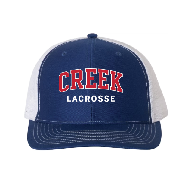Picture of DTF-Mesh Snapback Hat - (Royal/White)-Cherry Creek Lacrosse