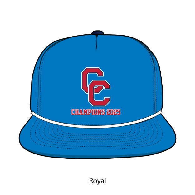 Picture of DTF-Rope Hat - (Royal/White Rope)-Cherry Creek Lacrosse