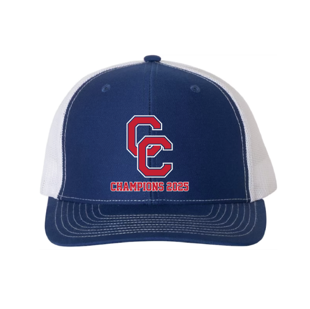Picture of DTF-Mesh Snapback Hat - (Royal/White)-Cherry Creek Lacrosse