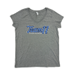 Picture of Women Vneck Tshirt (Ath Heather)-Team 11