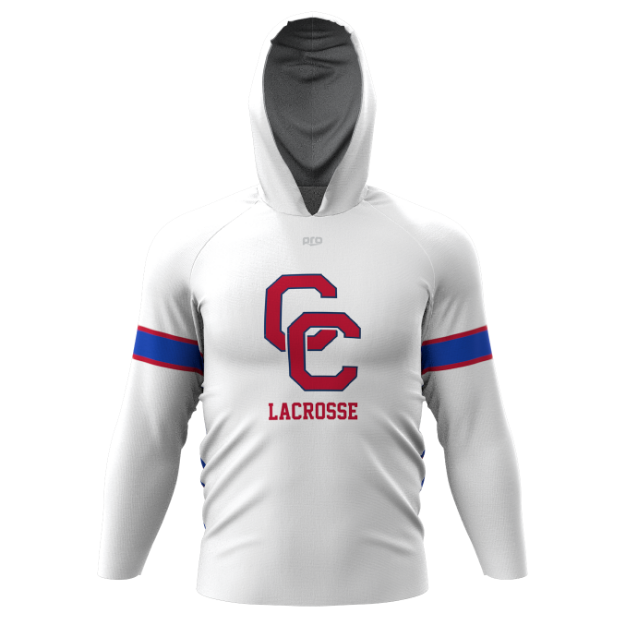 Picture of 007-Long Sleeve Hooded Sun Shirt-Cherry Creek Lacrosse