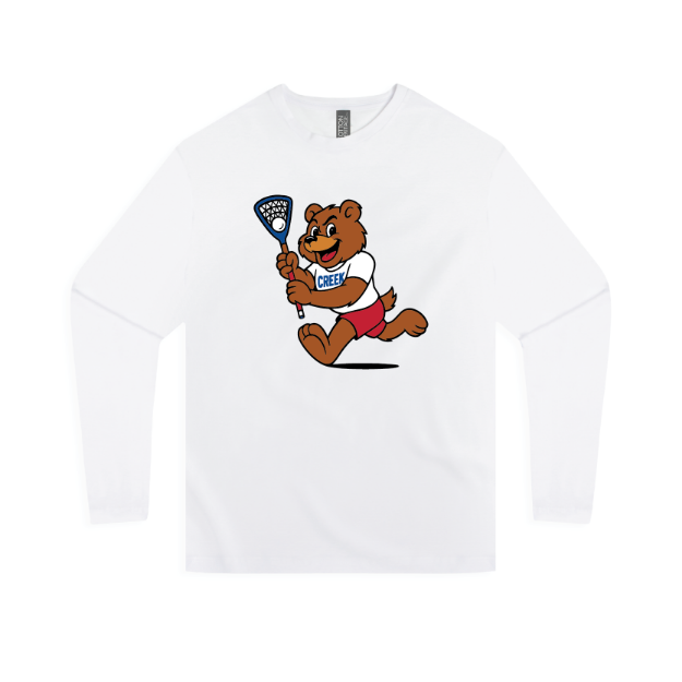Picture of Long Sleeve Tshirt (White)-Cherry Creek Lacrosse