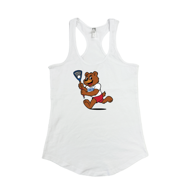 Picture of Women's Tank (White)-Cherry Creek Lacrosse