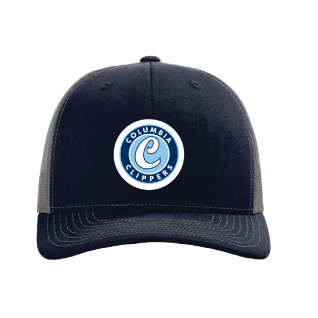 Picture of DTF-Mesh Snapback Hat - (Navy/Charcoal)-Cage Heat