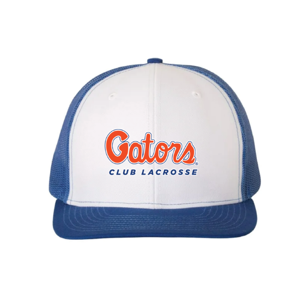 Picture of DTF-Mesh Snapback Hat - (White/Royal)-University of florida