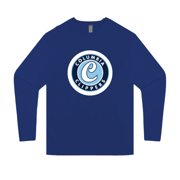 Picture of Long Sleeve Tshirt (Royal)-Columbia Clippers