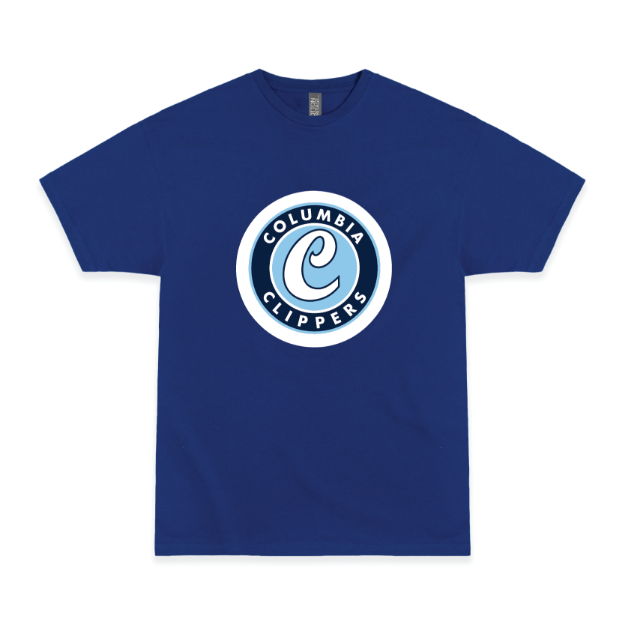 Picture of hort Sleeve Tshirt (Royal)-Columbia Clippers