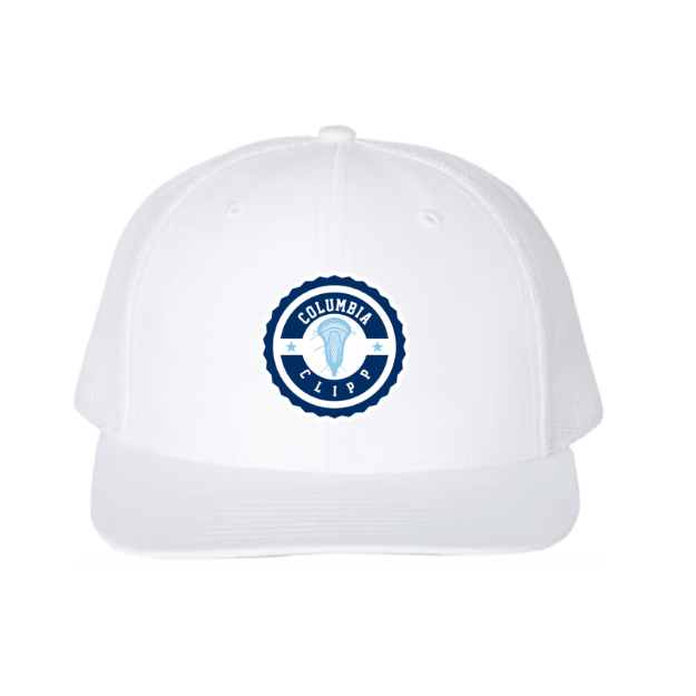 Picture of DTF-Mesh Snapback Hat - (White/White)-Columbia Clippers