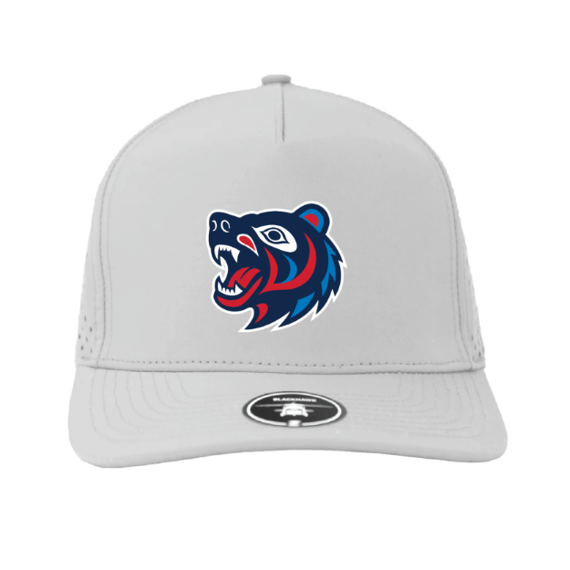 Picture of Blackhawk Hat (White)-GRIZZLIES LACROSSE STORE