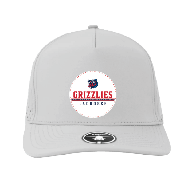 Picture of Blackhawk Hat (White)-GRIZZLIES LACROSSE STORE