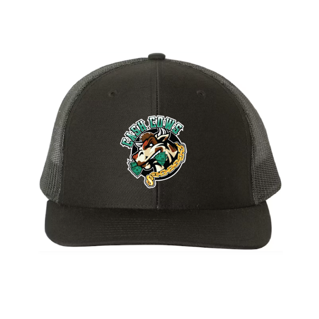Picture of Mesh Snapback Hat - (Black/Black)-Clarkston High School Boys Lacrosse