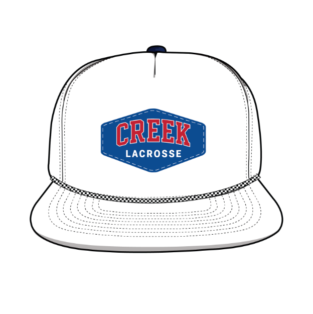 Picture of BlackHawk+Rope Hat (Off White/Black)-Cherry Creek Lacrosse
