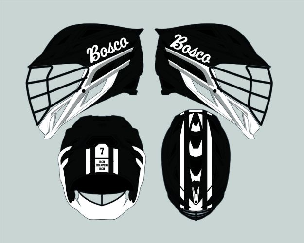 Picture of Helmet Decal Pack - DON BOSCO PREP