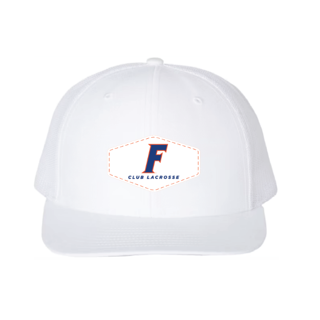 Picture of DTF-Mesh Snapback Hat - (White/White)-University of florida