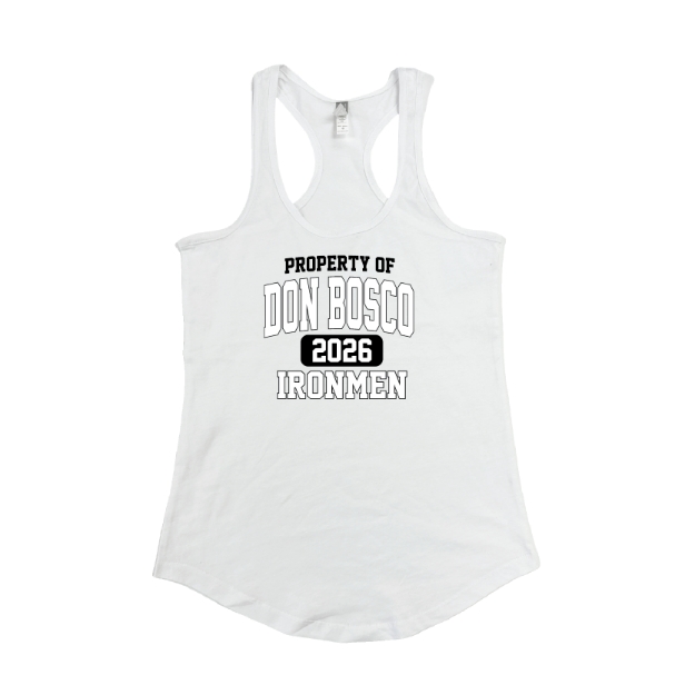 Picture of Women's Tank (White)-DON BOSCO PREP