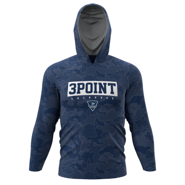 Picture of Long Sleeve Hooded Sun Shirt-3POINT